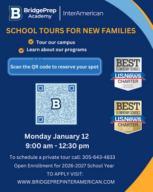 ⭐School Tours for New Families /  ⭐Visitas Escolares para Familias Nuevas-